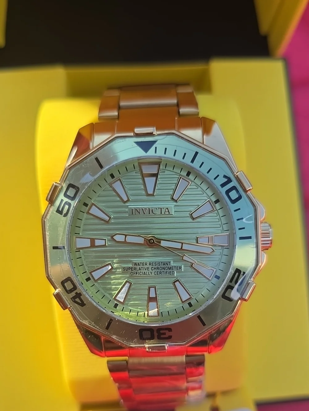 420.  Invicta Diver Meridian Men's Watch - 46mm. Gold (69240)
